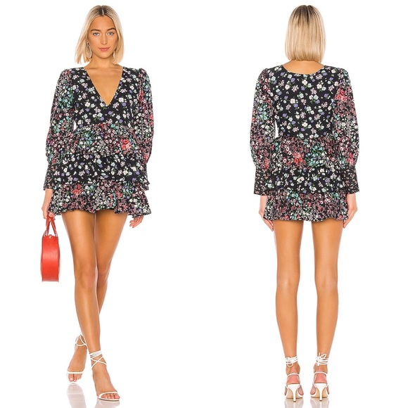 LoveShackFancy Paris Dress in Multi size 4 - Picture 2 of 9